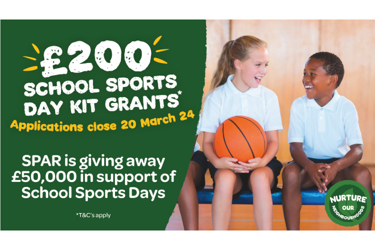 SPAR UK’s school sports day grant campaign returned in 2024